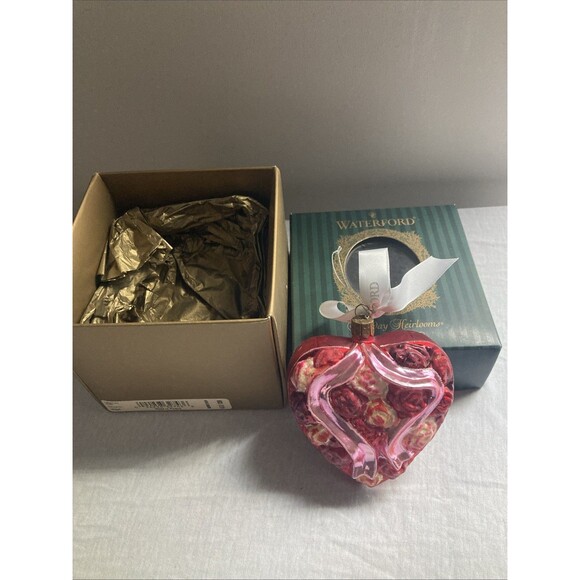 Waterford Other - Waterford Holiday Heirlooms Ornament in Original Box - Carnation Heart